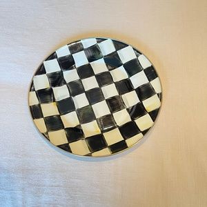 MacKenzie-Childs Courtly Check Enamel Dinner Plate